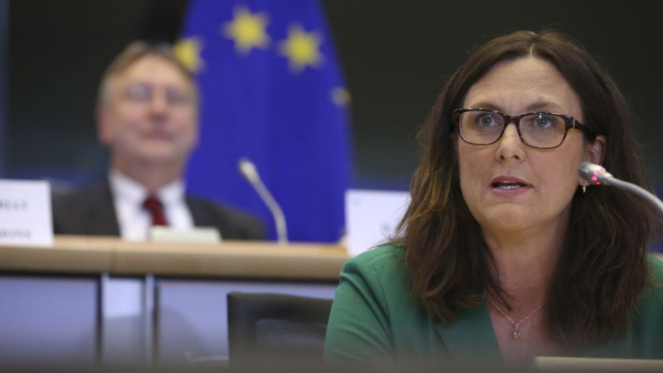 Na archívnej snímke Cecilia Malmströmová.