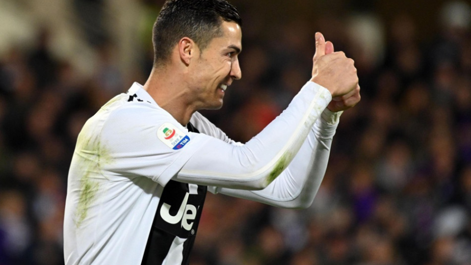  Hráč Juventusu Cristiano Ronaldo.