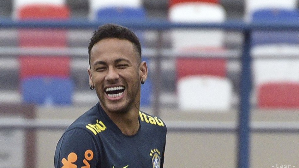 Na archívnej snímke futbalista Neymara.