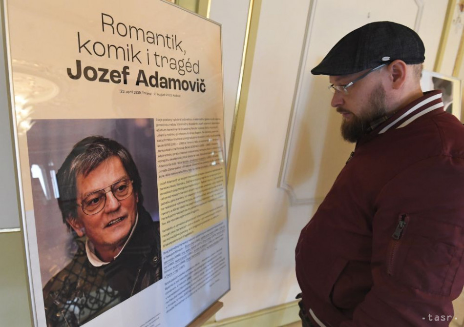 Výstava  Romantik, komik i tragéd Jozef Adamovič, pri príležitosti hercových nedožitých 80. narodenín, ktorú pripravil Divadelný ústav v historickej budove Štátneho divadla v Košiciach 18. apríla 2019. 