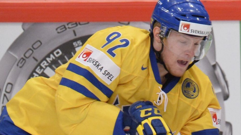 Švédsky hokejista Gabriel Landeskog, archívna snímka.