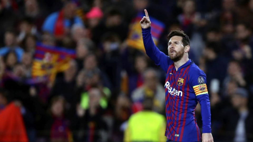 Hráč Barcelony Lionel Messi.