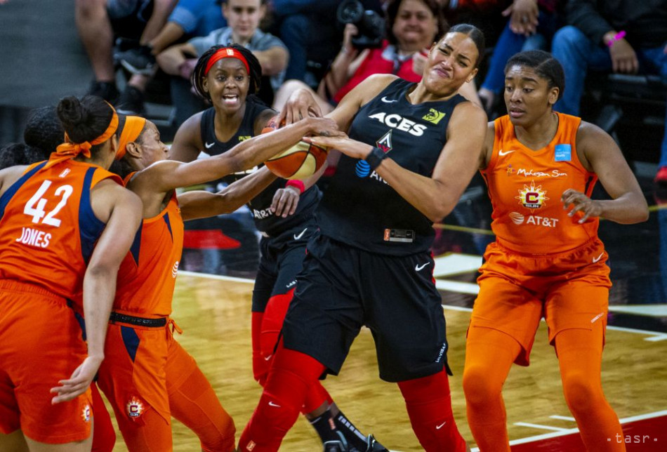 Basketbalistky Connecticut Sun vyhrali v noci na pondelok v zámorskej WNBA na palubovke Las Vegas Aces.