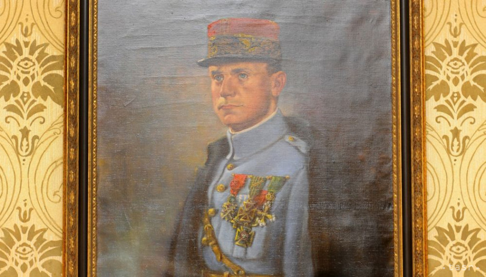Na archívnej snímke portrét generála M. R. Štefánika.