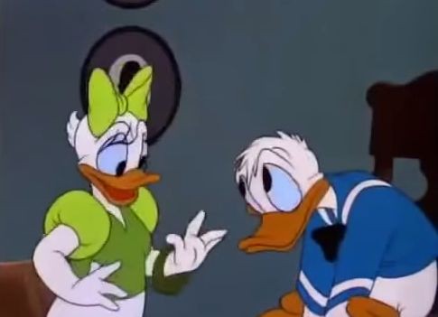 Na snímke Káčer Donald a Daisy.