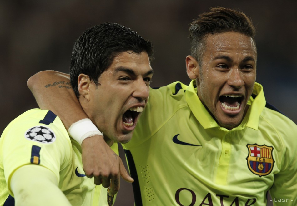 Luis Suarez (vľavo) a Neymar.