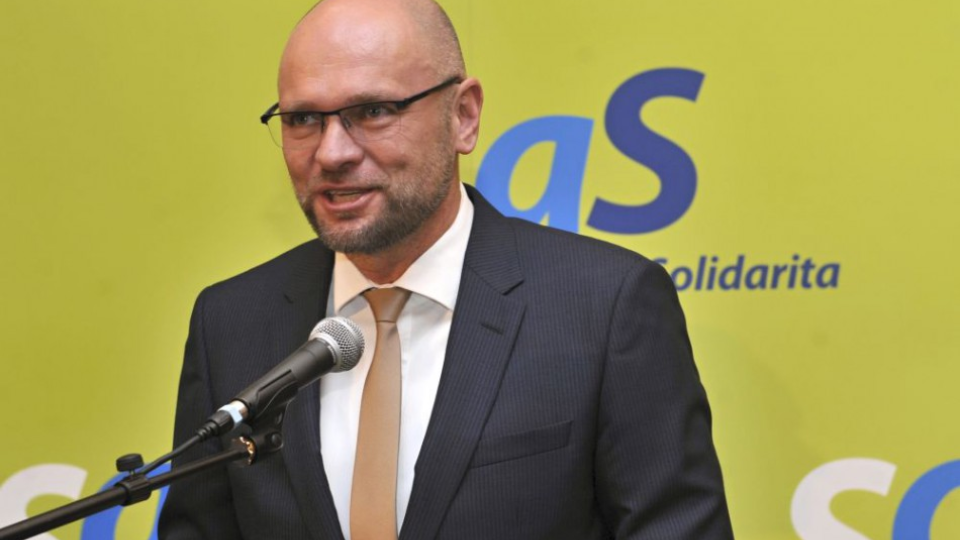 Na snímke predseda strany Sloboda a Solidarita (SaS) Richard Sulík.