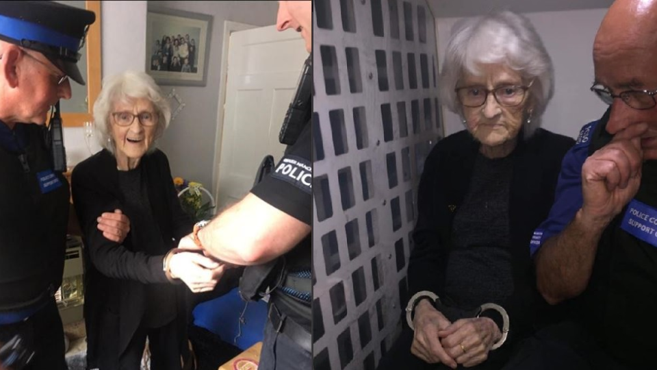 93-ročná Britka si užívala deň vo väzbe