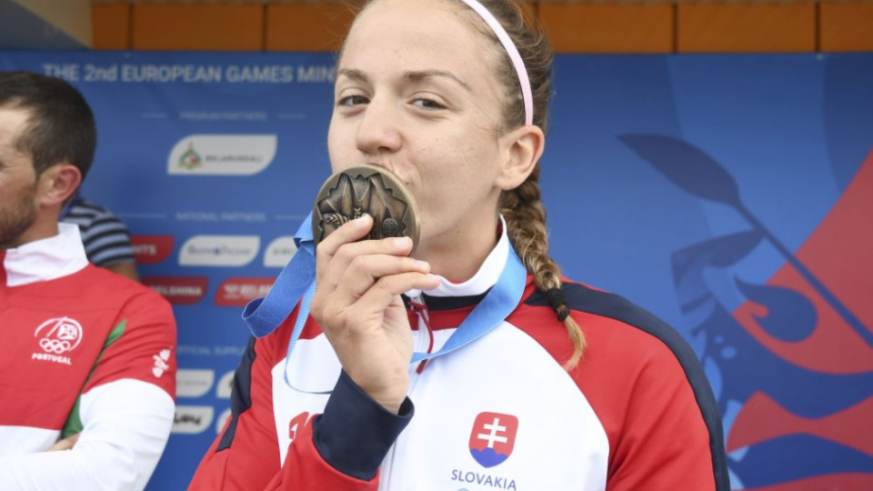 Slovenská reprezentantka v rýchlostnej kanoistike Mariana Petrušová získala bronz v K1 na 5000 m na II. európskych hrách v Minsku 27. júna 2019.