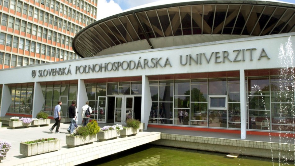 Na snímke budova Slovenskej poľnohospodárskej univerzity.