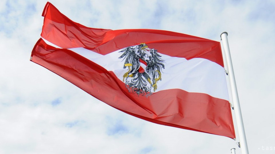 Rakúska vlajka.