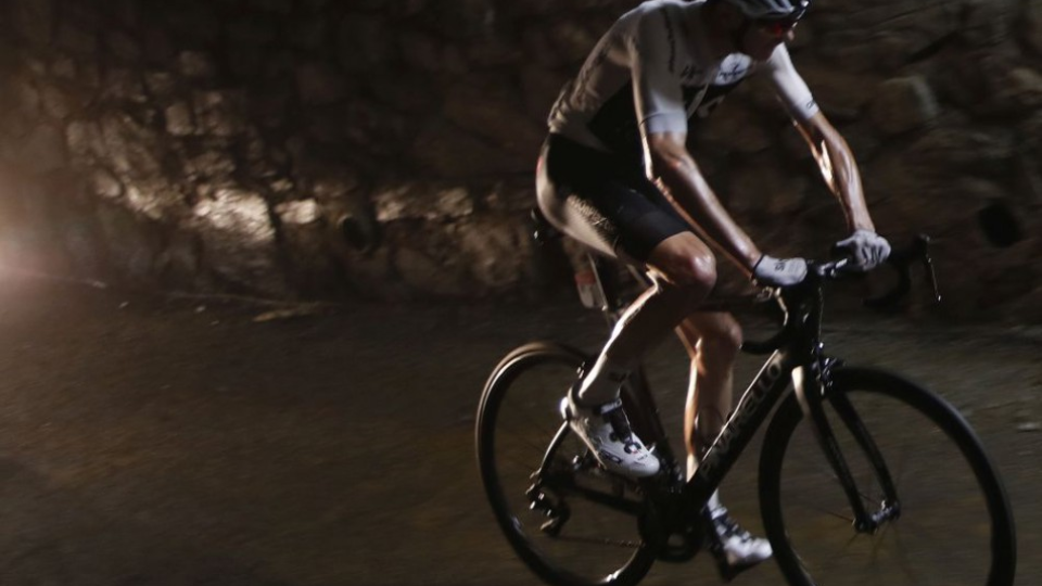 Na snímke britský cyklista Chris Froome.