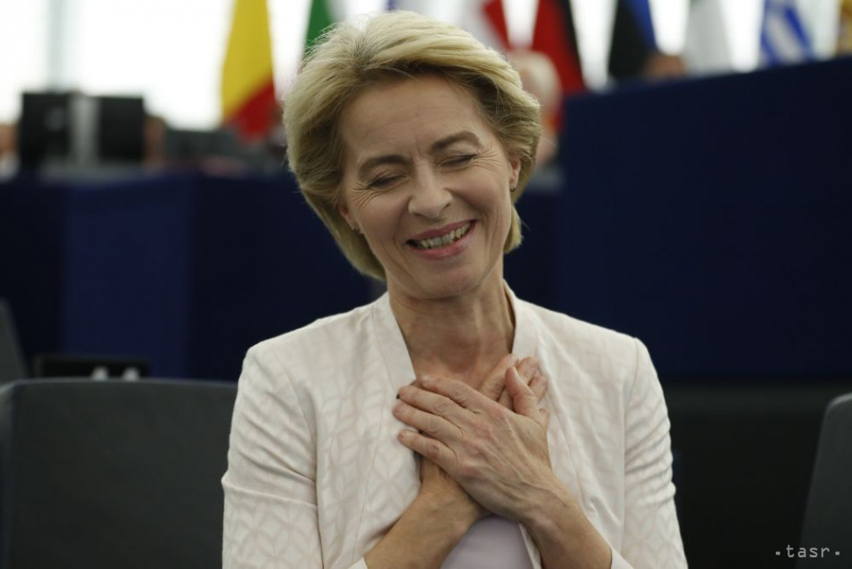 Na snímke Ursula von der Leyenová (60) sa od 1. novembra 2019 stane prvou ženou na čele Európskej komisie (EK). Rozhodli o tom poslanci Európskeho parlamentu (EP) počas plenárneho zasadnutia v Štrasburgu 16. júla 2019. 