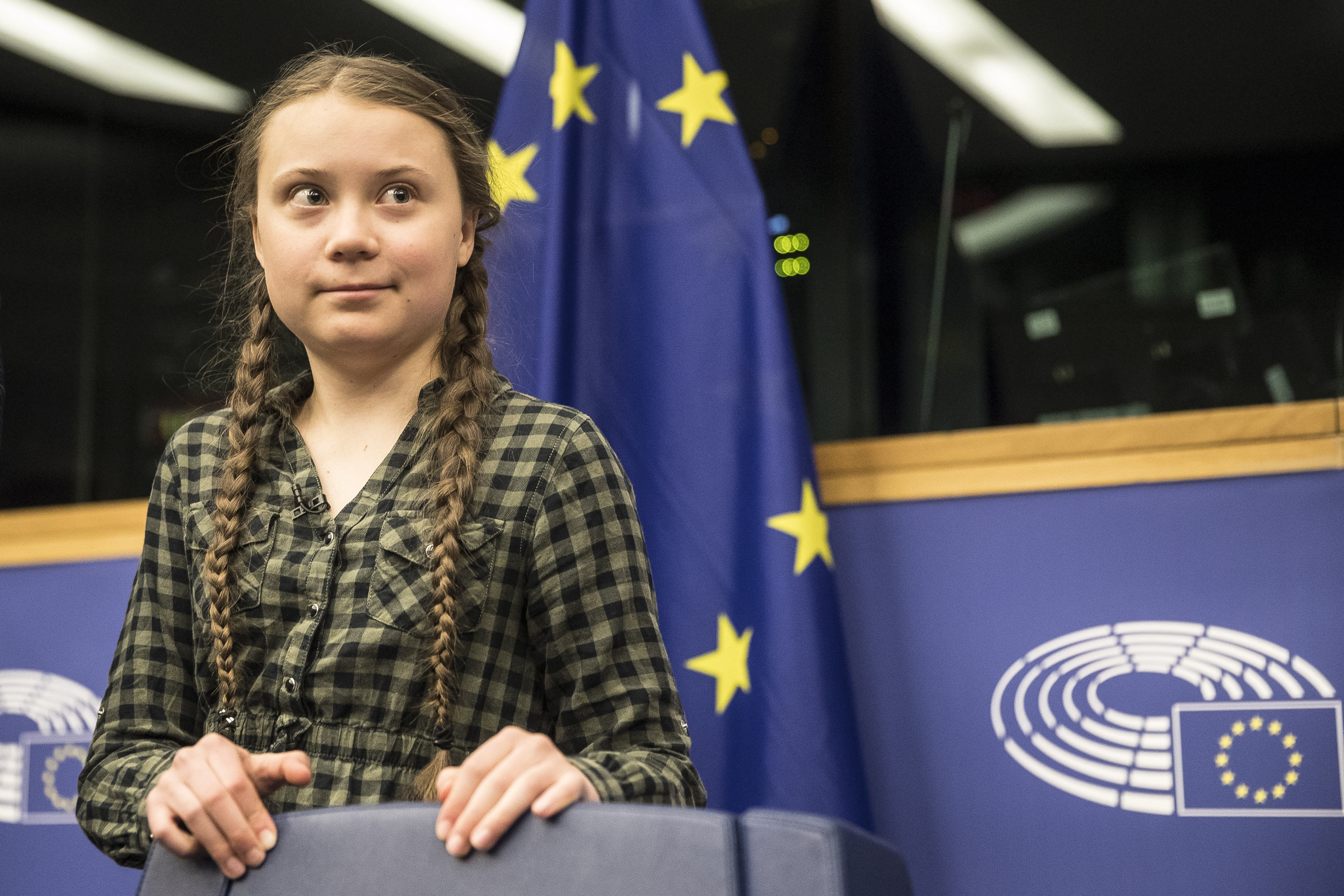 Mladá švédska environmentálna aktivistka Greta Thunbergová