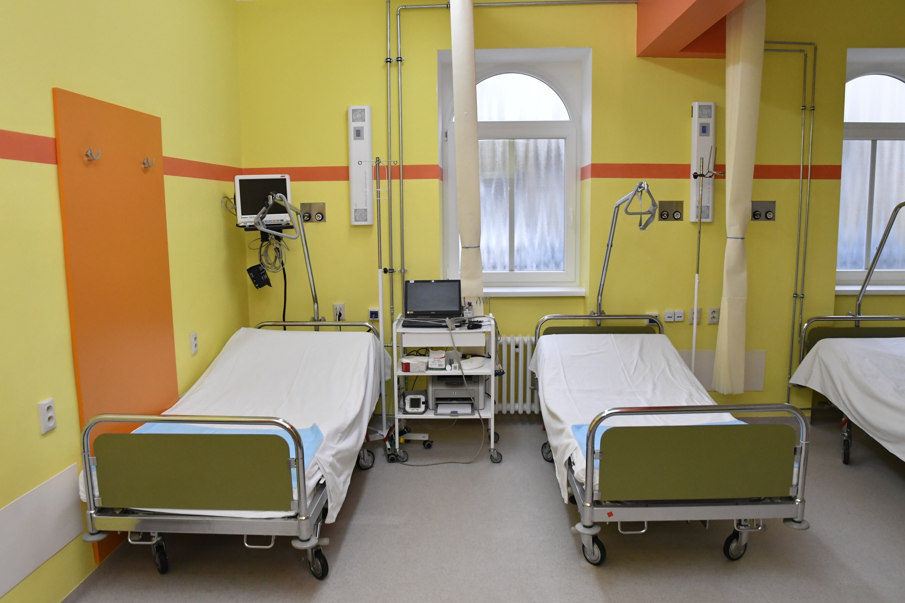 Na snímke nové priestory urgentného príjmu, ktoré nechala zrekonštruovať piešťanská Nemocnica Alexandra Wintera