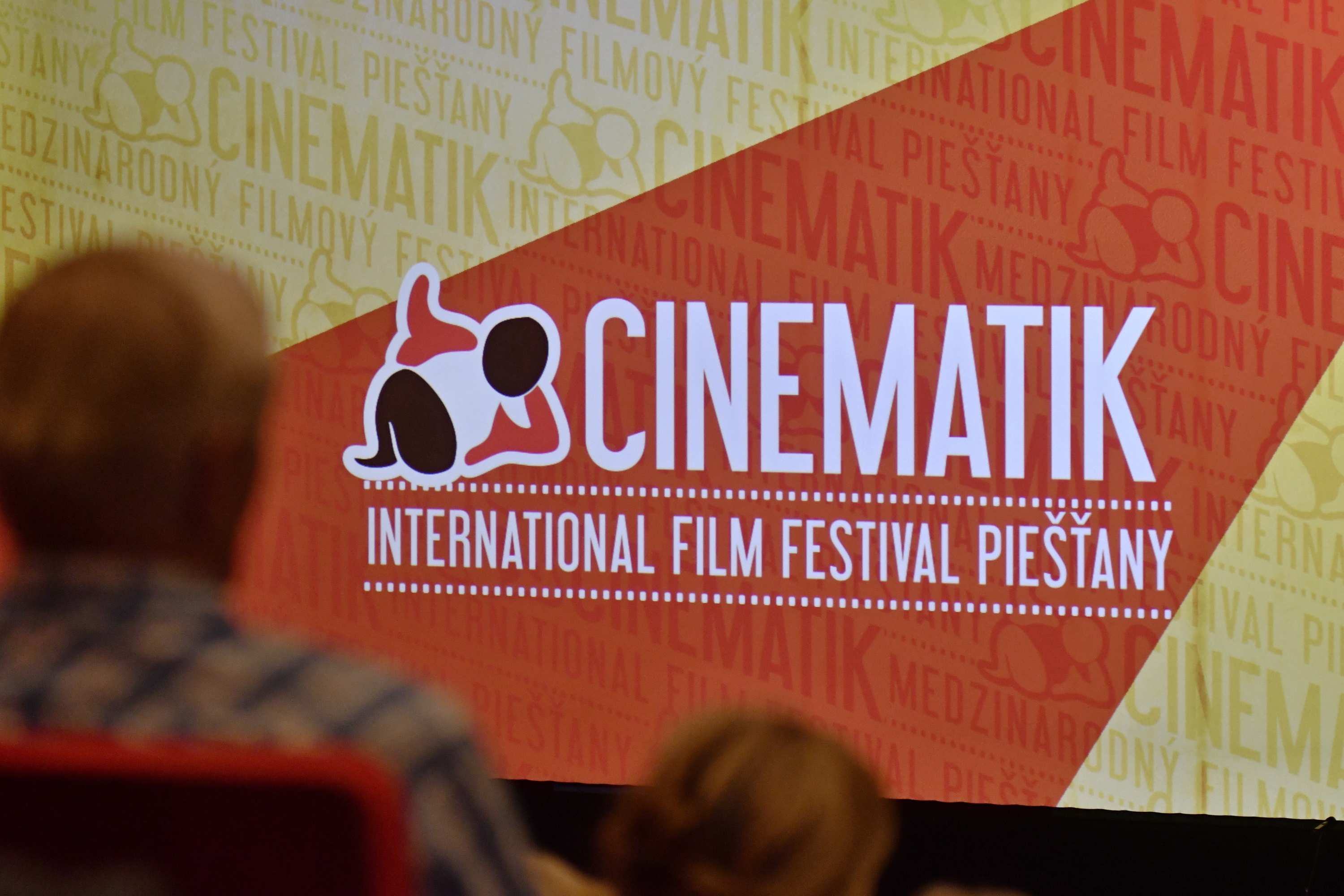 Na snímke logo filmového festivalu Cinematik počas záverečného večera 13. ročníka Medzinárodného festivalu Cinematik.