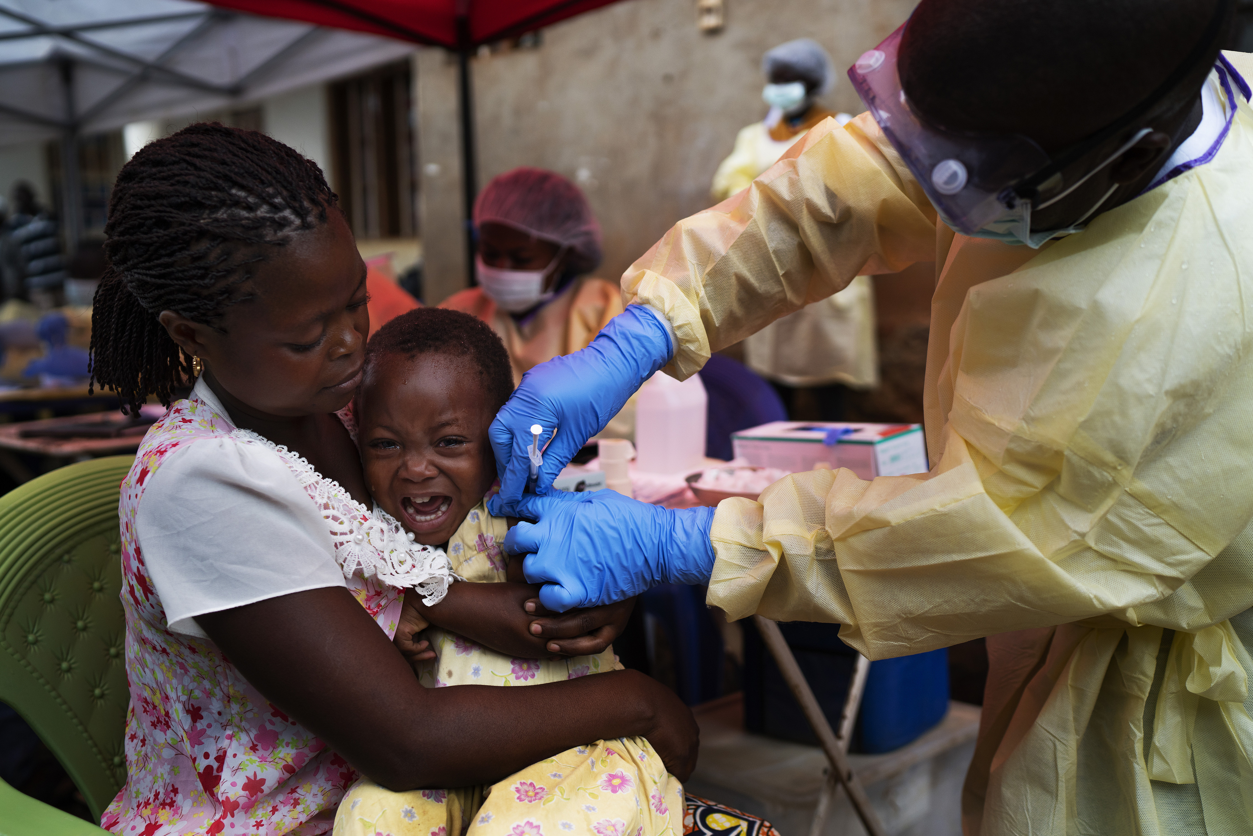 Vakcinácia proti ebole v Kongu, archívna snímka