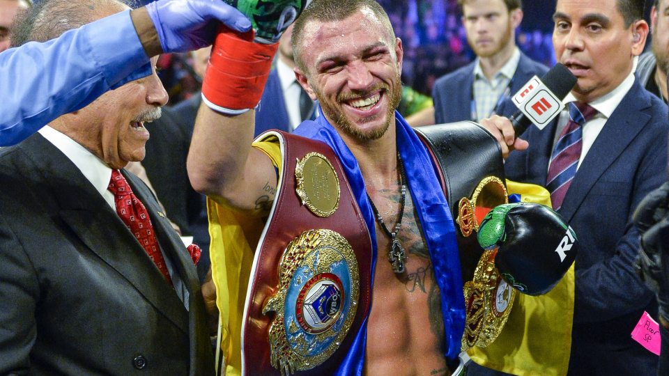 Ilustračné foto - Ukrajinský profesionálny boxer Vasilij Lomačenko.