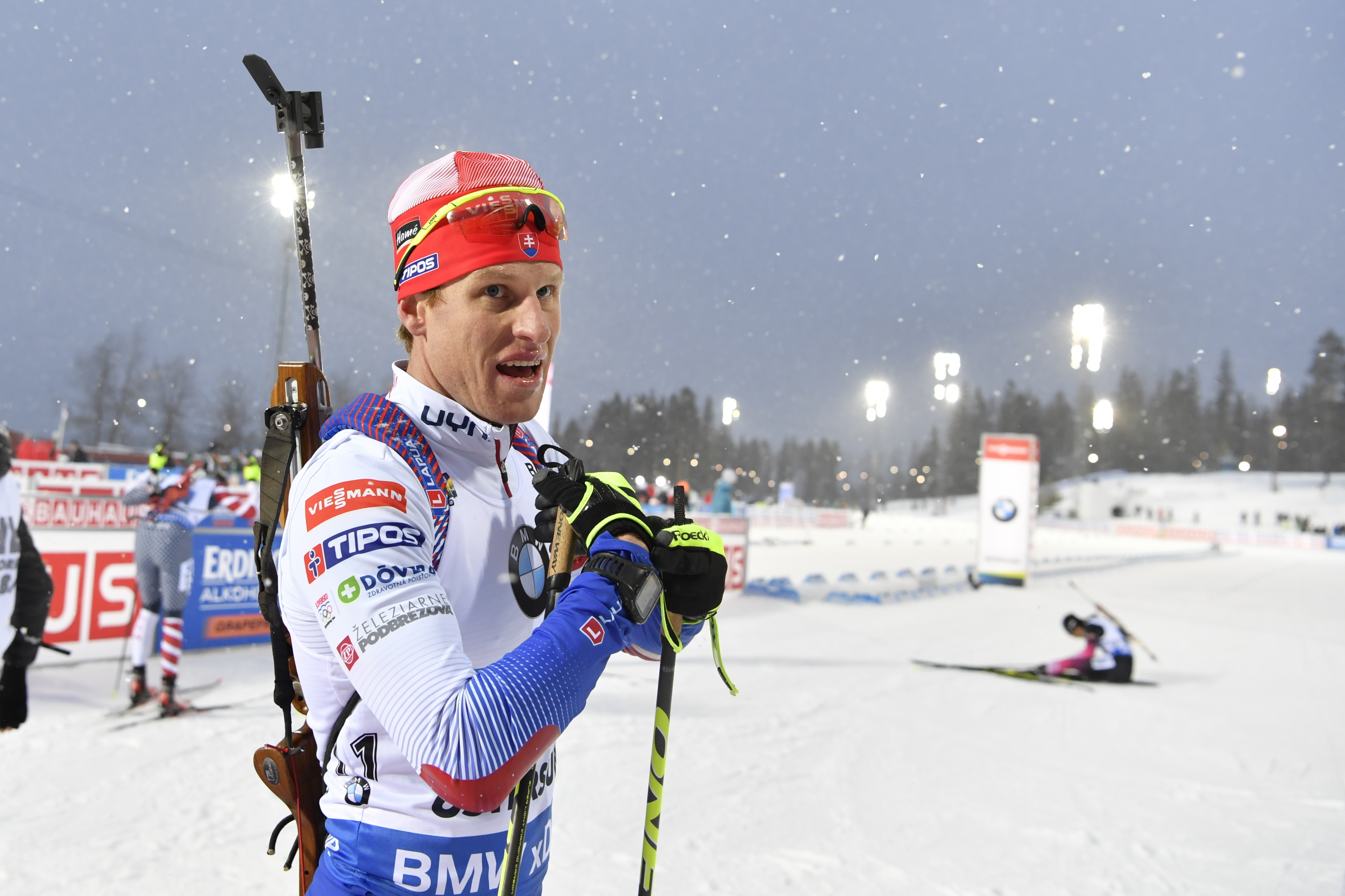 Na snímke slovenský reprezentant Martin Otčenáš na MS v biatlone mužov vo švédskom Östersunde 16. marca 2019. Otčenáš sa stal majstrom Slovenska v letnom biatlone.