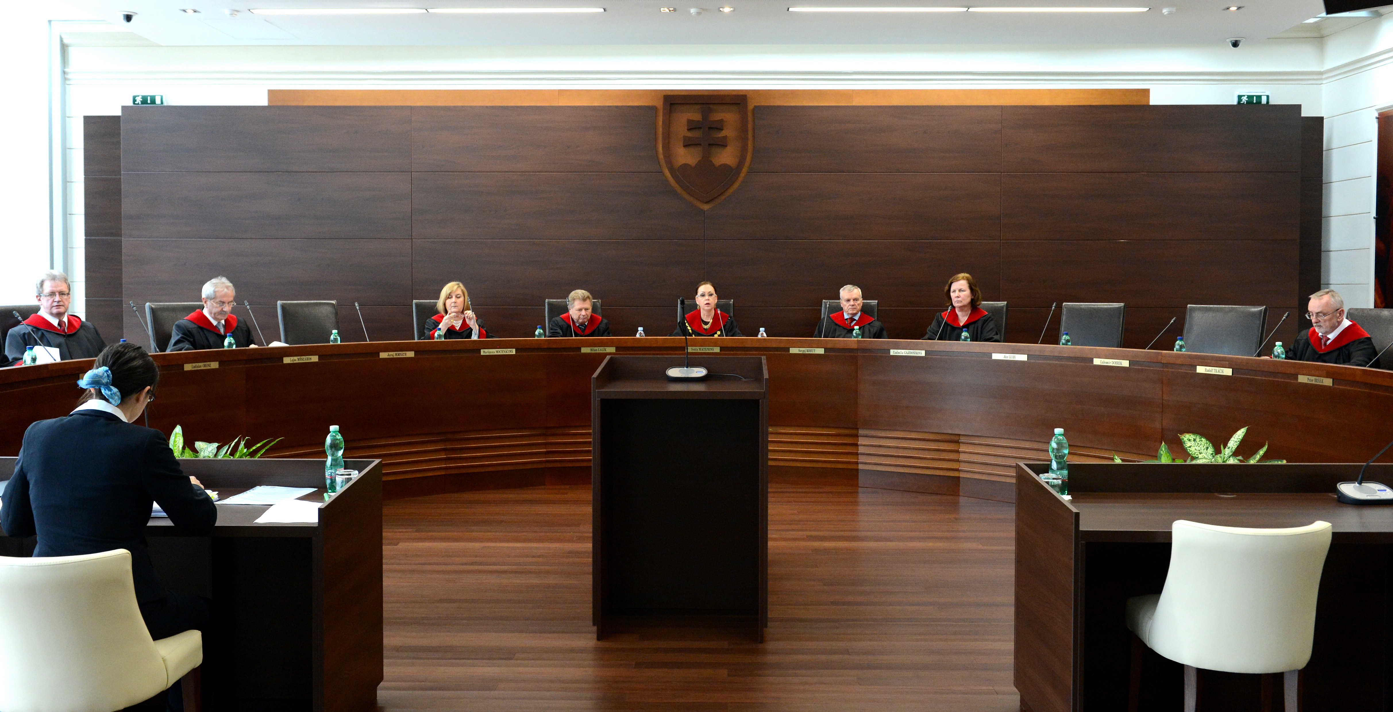 Verejné zasadnutie pléna Ústavného súdu SR (ÚS SR) v Košiciach, archívna snímka