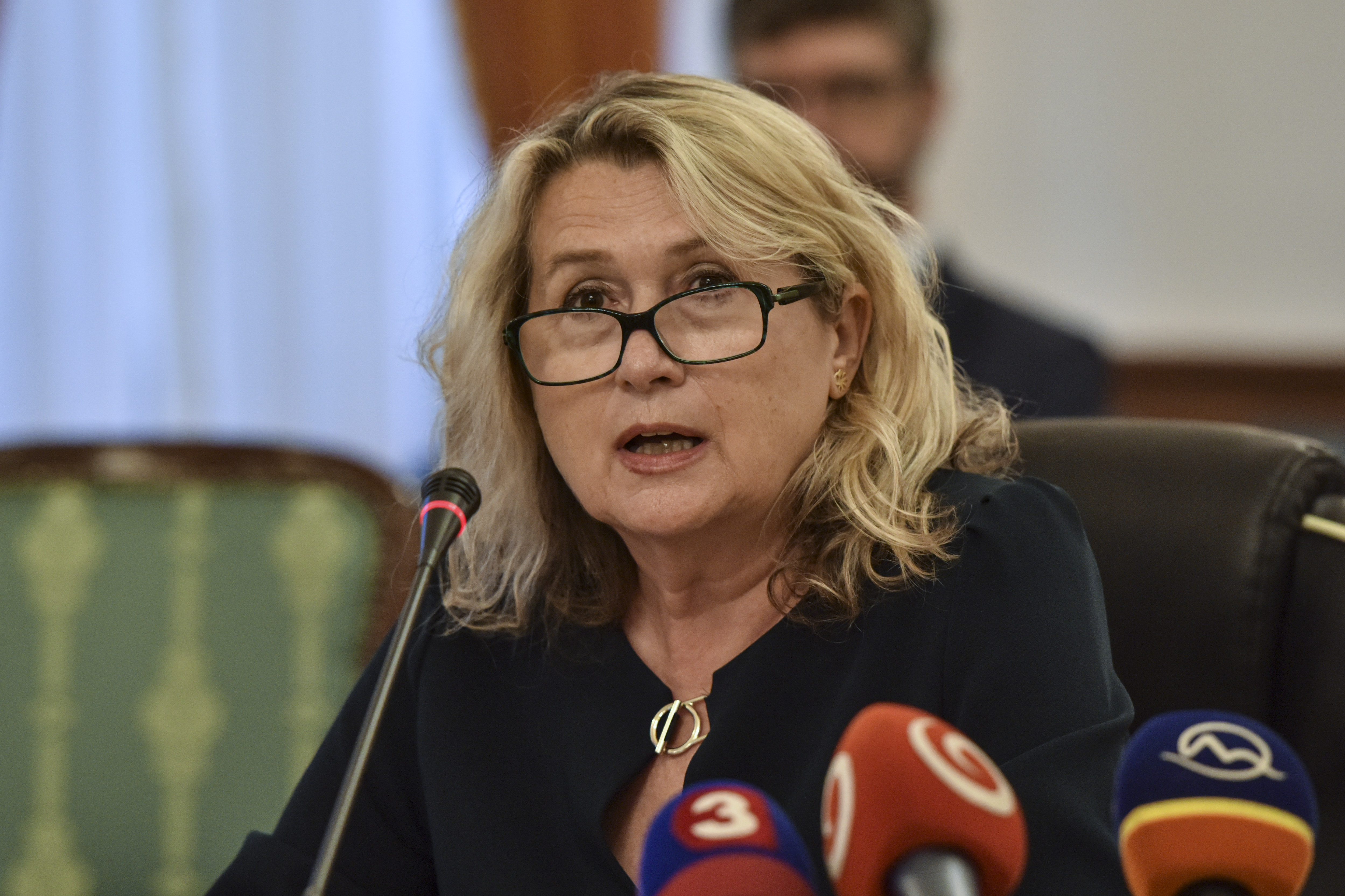 Na snímke neúspešná kandidátka na post Najvyššieho súdu SR Soňa Mesiarkinová. V Bratislave 9. septembra 2019. 