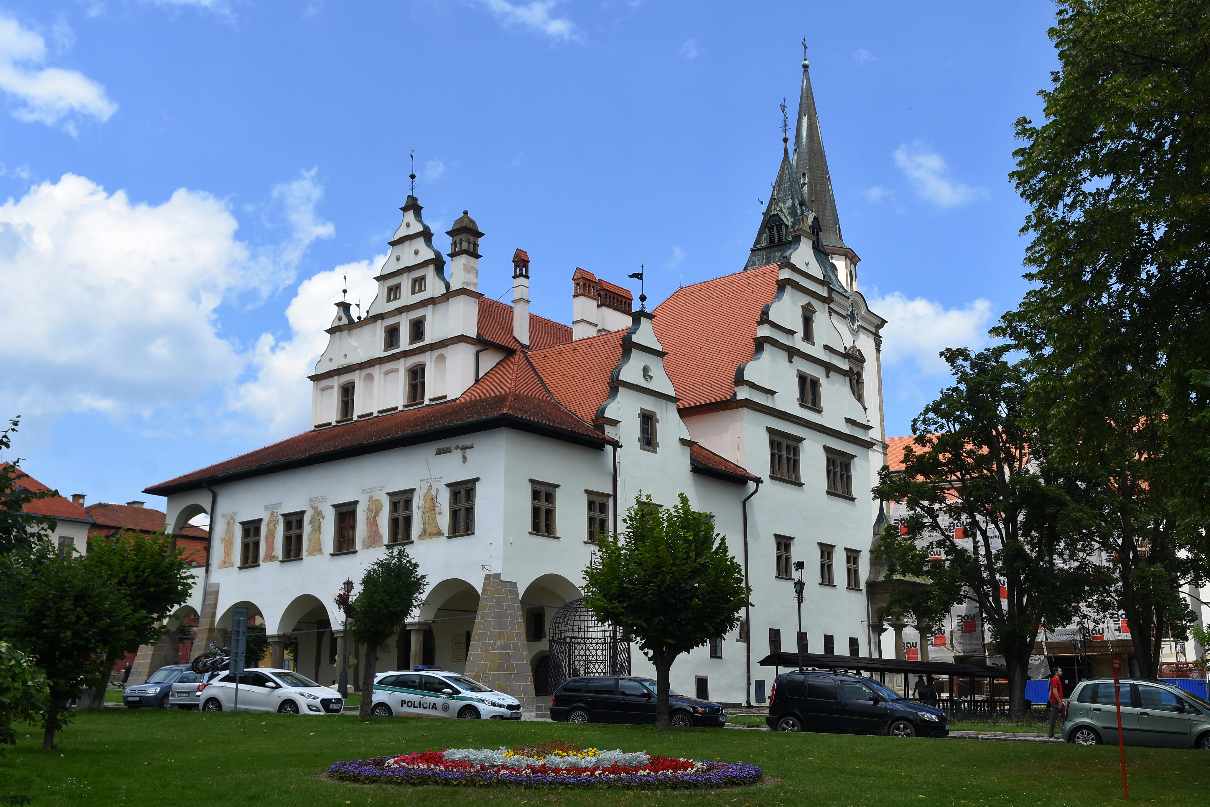 Na snímke historická budova radnice z 15. storočia na Námestí Majstra Pavla v meste Levoča