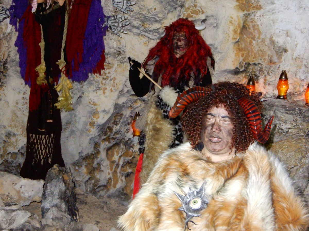 Na snímke čertice v Stanišovskej jaskyni.
