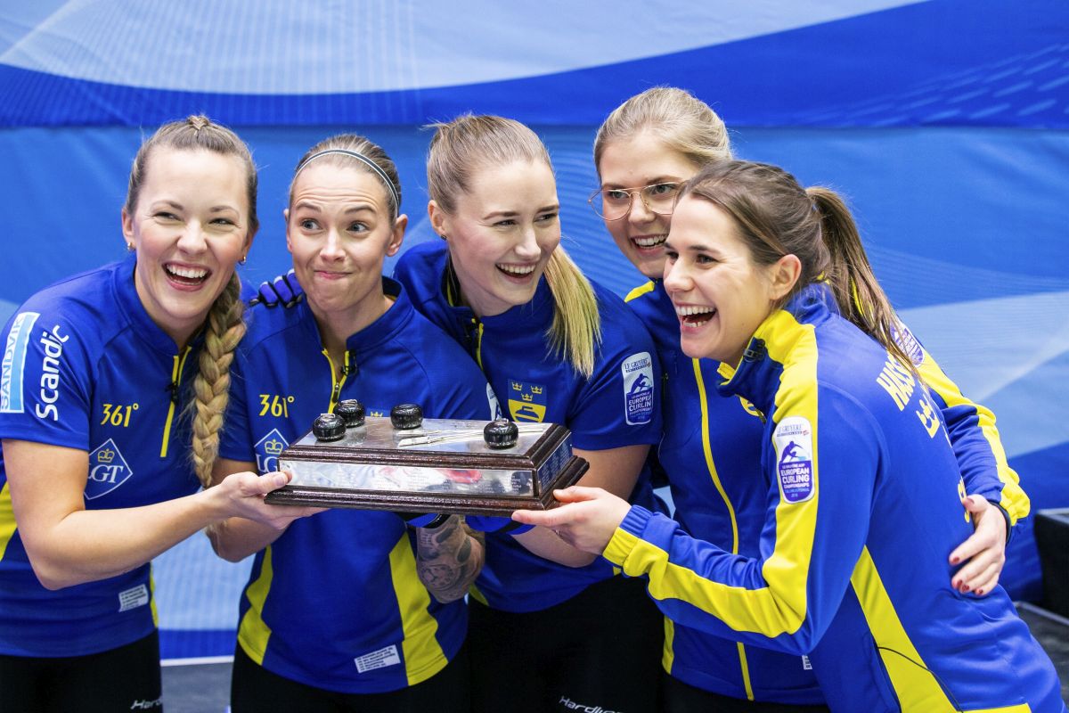 Takto sa Švédky radovali z titulu majsteriek Európy v curlingu minulý rok
