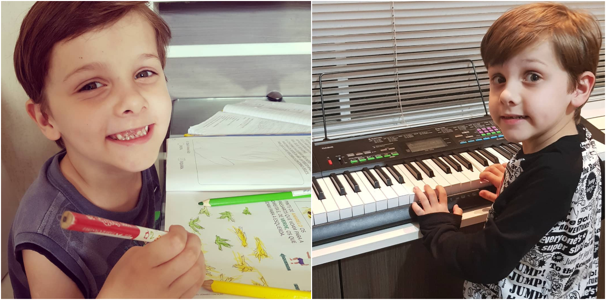 Malý Rafael má talent na cudzie jazyky a rád sa učí na hudobných nástrojoch