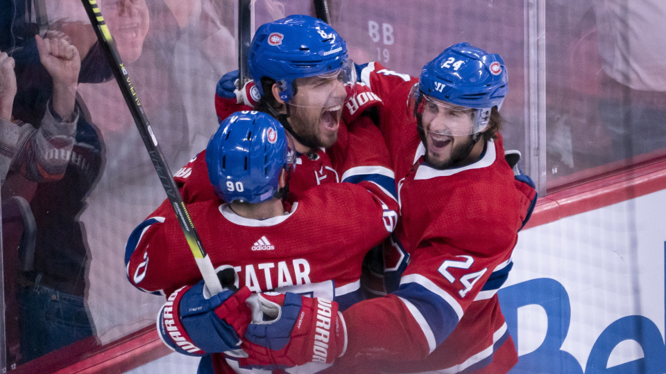 Archívne foto - Slovenský hokejový reprezentant v drese Montrealu Canadiens Tomáš Tatar (vľavo).