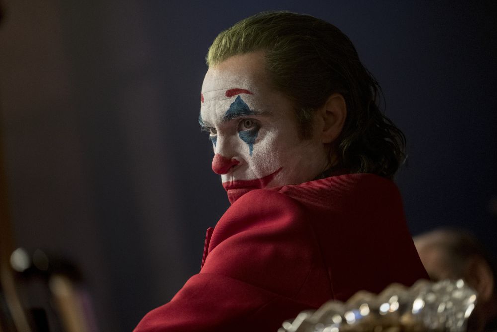 Na snímke herec Joaquin Phoenix počas scény z filmu Joker.
