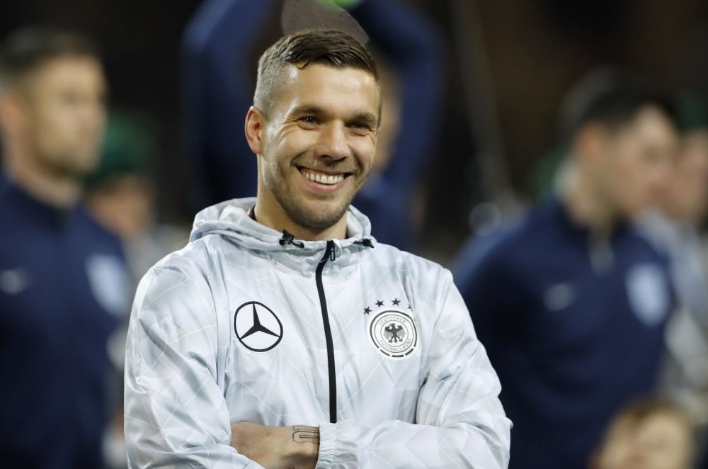 Nemecký futbalista Lukas Podolski
