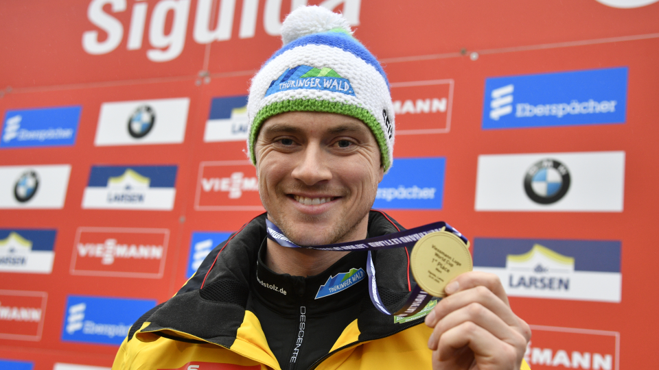 Nemecký sánkar Johannes Ludwig sa stal víťazom podujatia Svetového pohára v Sigulde 26. januára 2020.