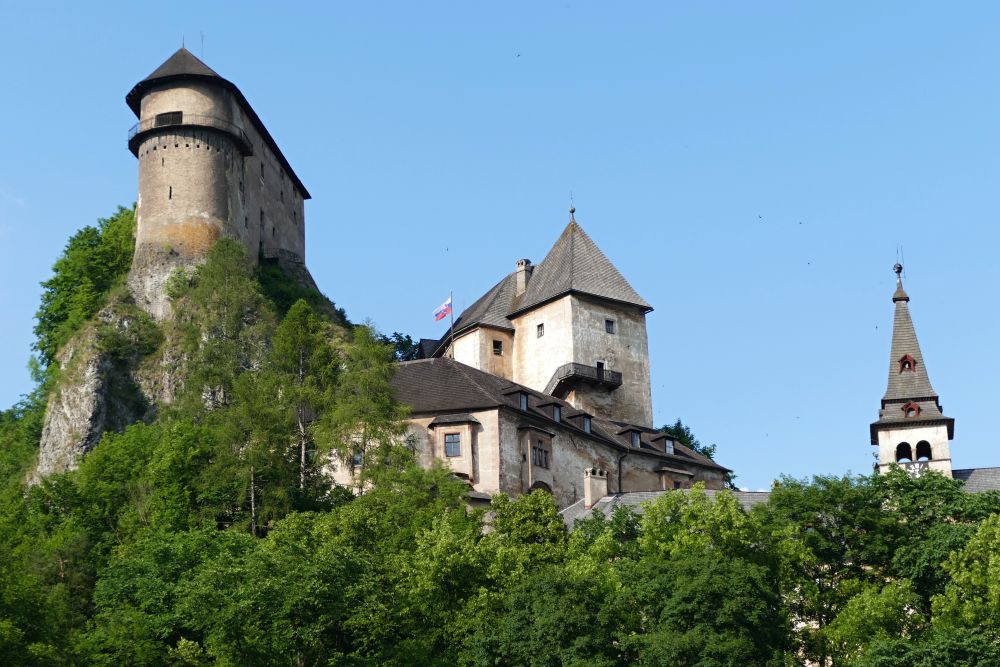 Na snímke je Oravský hrad v obci Oravský Podzámok