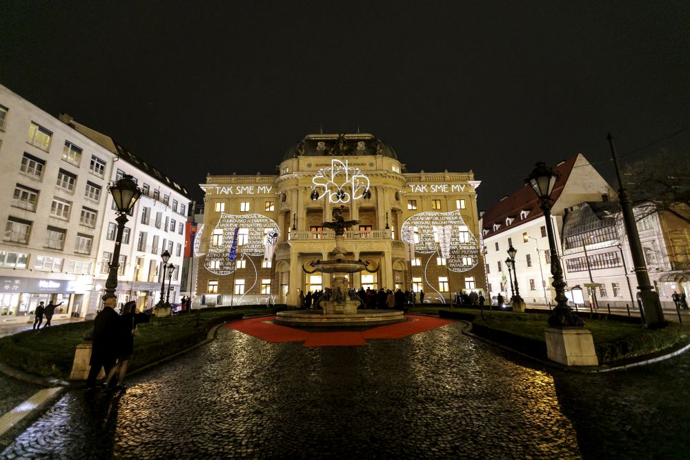 Na snímke historická budova Slovenského národného divadla (SND)