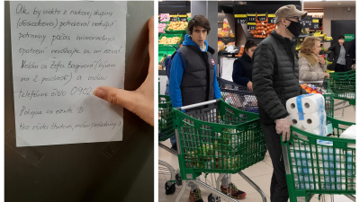 Mladí Slováci ponúkajú pomoc starším s nákupmi