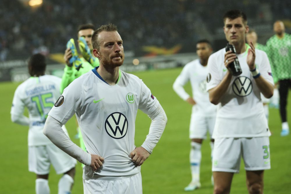 Na snímke hráči Wolfsburgu