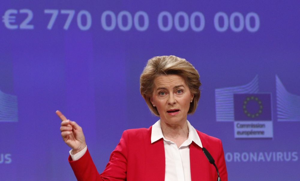 Predsedníčka Európskej komise (EK) Ursula von der Leyenová