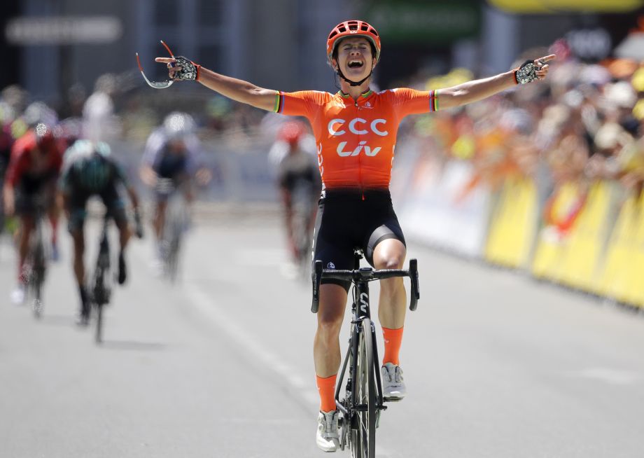 Na snímke holandská cyklistka Marianne Vosová z tímu CCC