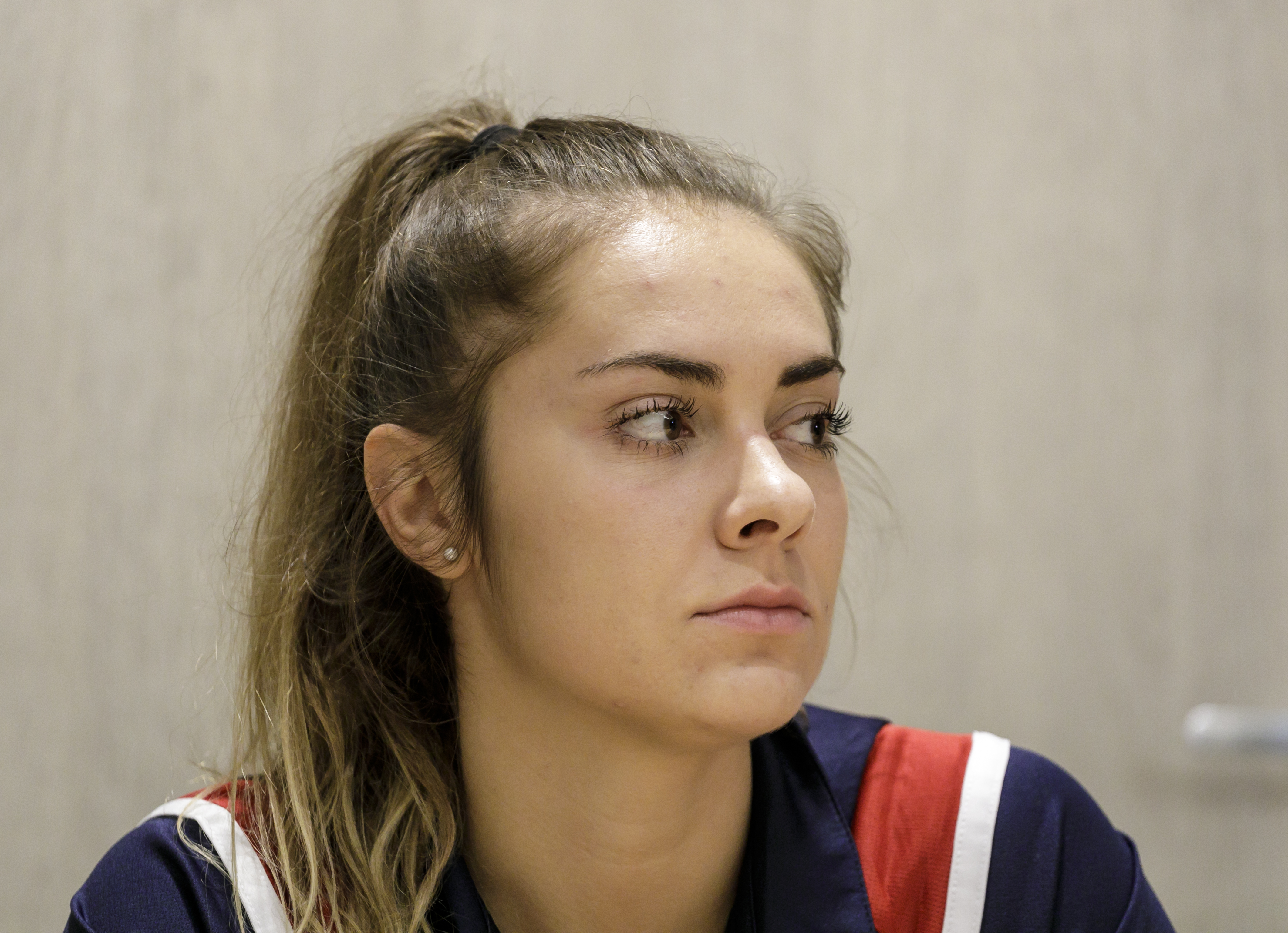 Na snímke kapitánka slovenskej volejbalovej reprezentácie Barbora Koseková