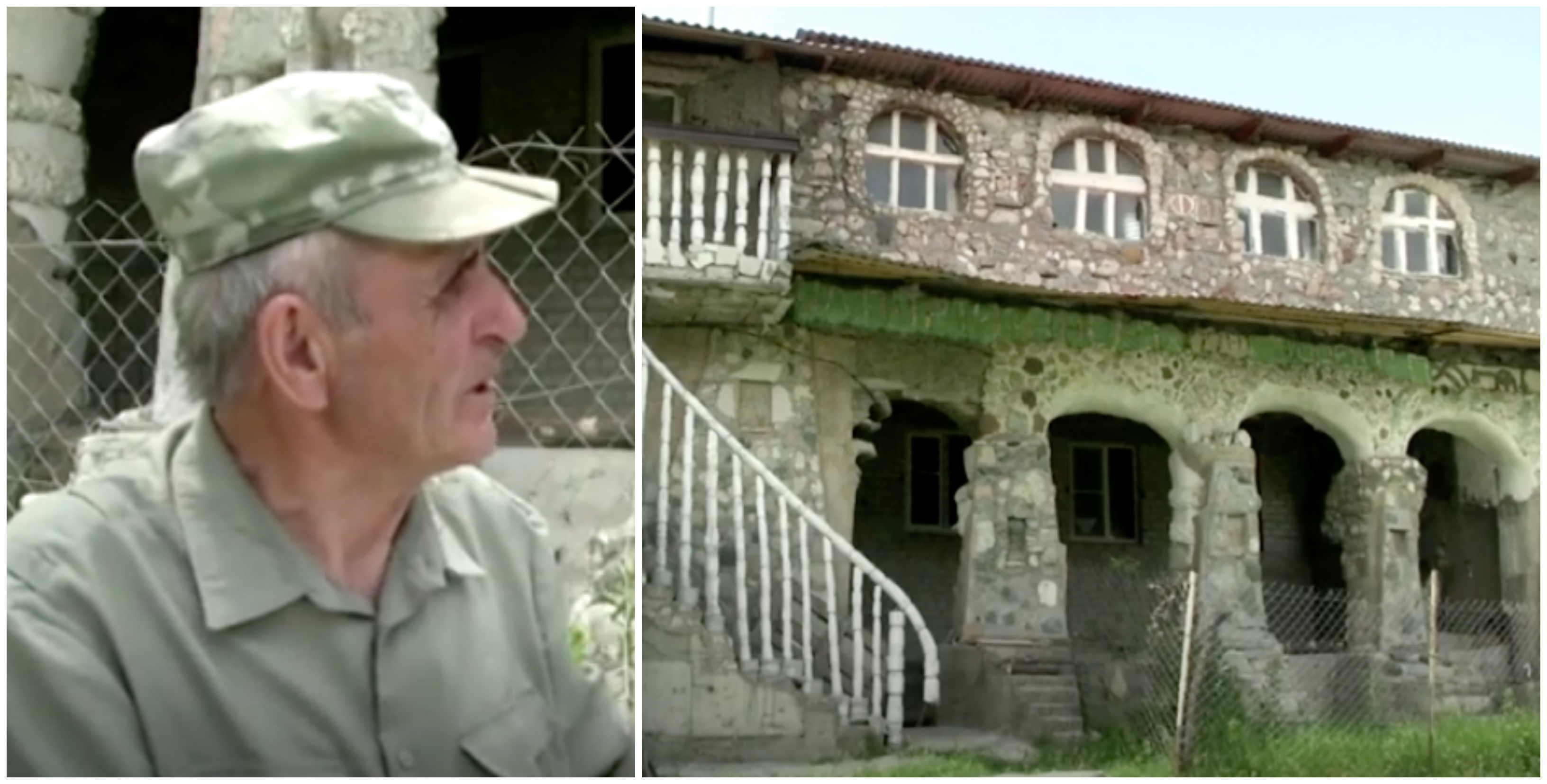 Dom, ktorý postavil 70-ročný Rus.