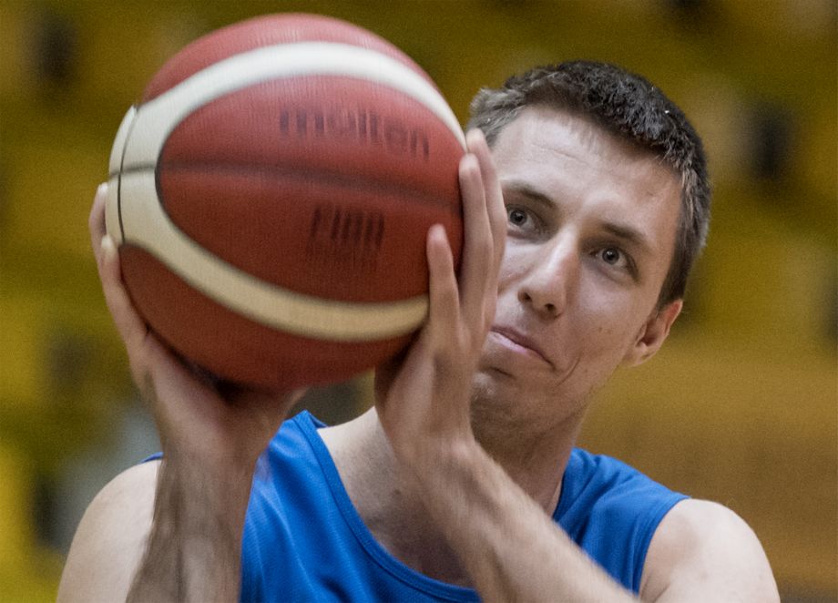 Na snímke slovenský basketbalový reprezentant  Vladimír Brodziansky