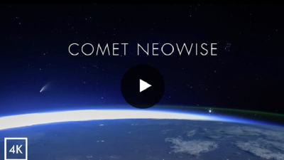 Najjasnejšia kométa za 13 rokov z pohľadu astronautov: Pozrite na žiarivú krásku tak, ako nikdy predtým