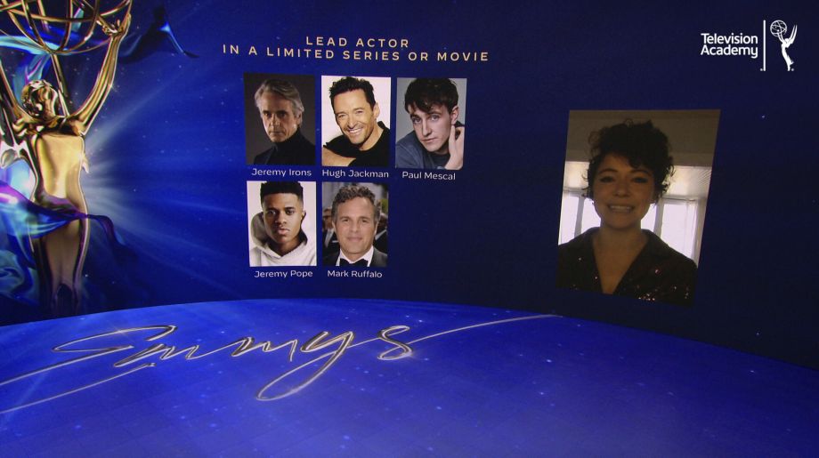 Na snímke Tatiana Maslany vyhlasuje prostredníctvom internetu tohtoročné nominácie na ceny Emmy v kategórii herec vo filme.