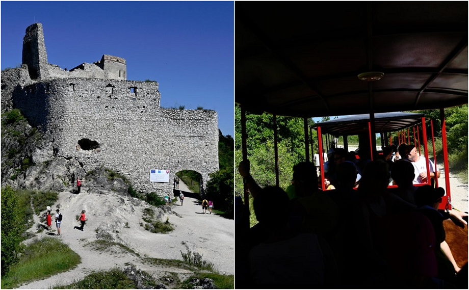 Turistov na Čachtický hrad po novom vyvezie vláčik.