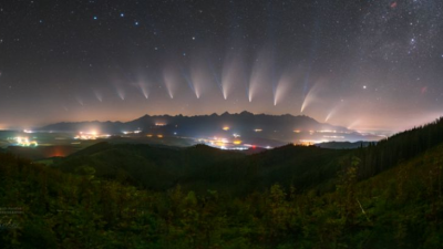 NASA ocenila nádhernú snímku kométy Neowise nad Vysokými Tatrami