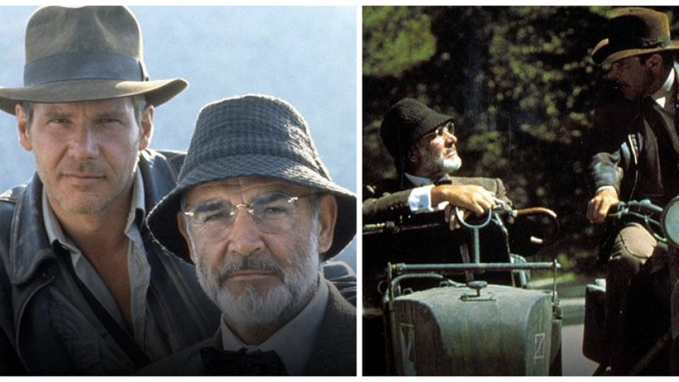 Harrison Ford a Sean Connery.