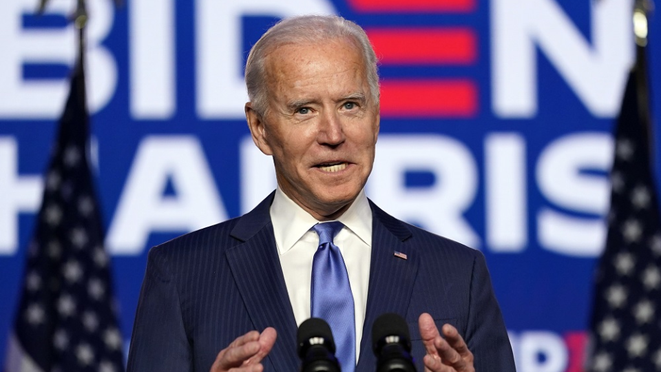 Na snímke demokratický kandidát na amerického prezidenta Joe Biden.