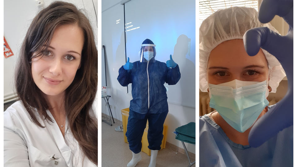 Mladá slovenská lekárka MUDr. Gitka Kovács (33) sa denne stará o COVID pozitívnych pacientov 