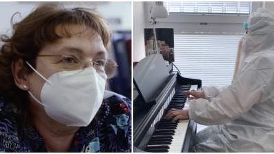 Primárka z galantskej nemocnice čerpá energiu pri hre na klavíri. Dojemné video vás chytí za srdce